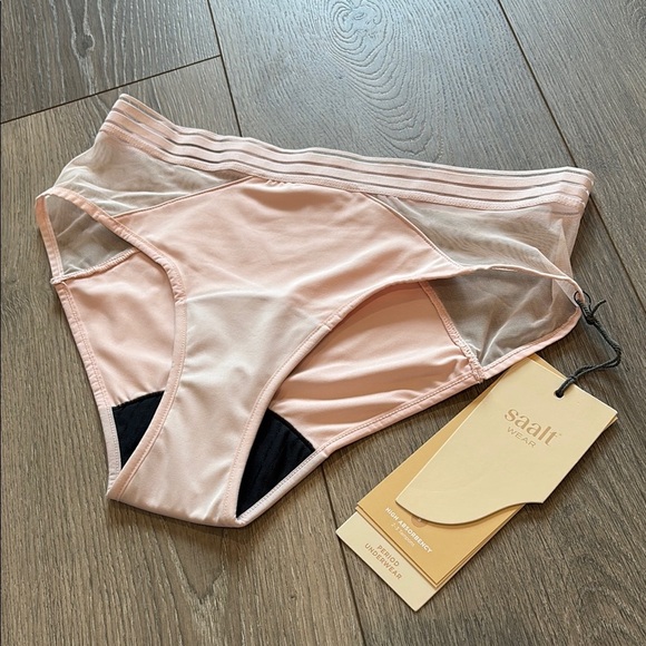 saalt Other - NWT SAALT Wear Period Underwear Hipster Quartz Blush Pink Size Small